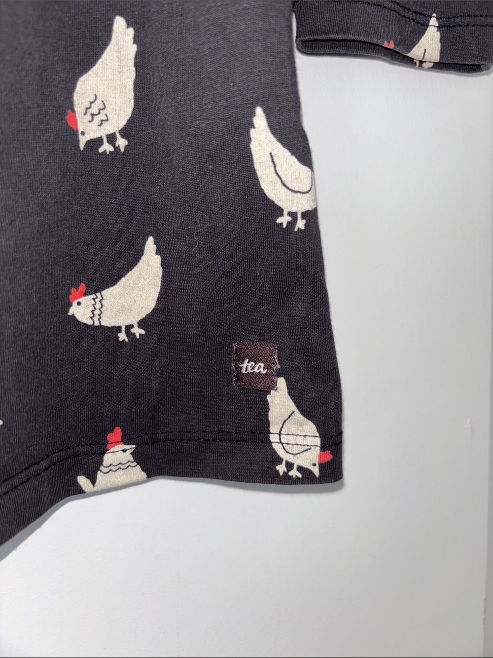 Tea Collection Chicken Ruffle dress 3 - Picture 6 of 7